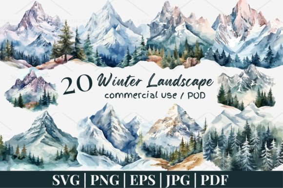 Download 20 Mountain Landscape SVG, PNG 952 - Landscape svg Collection
