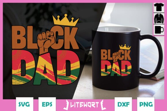 Download Black Dad Father's Day Juneteenth SVG - Juneteenth svg Collection