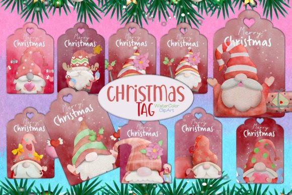 Download Cute Christmas Tag Collection Design - Collection Collection