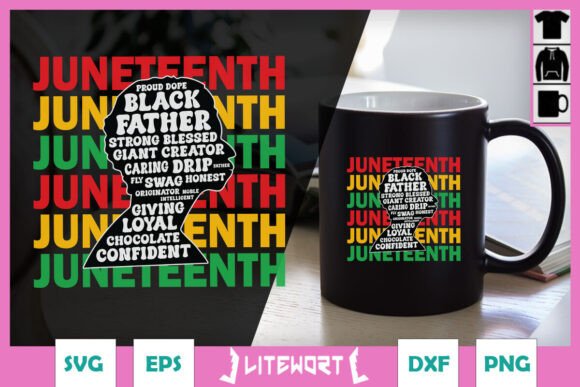 Download Proud Dad Black Father Juneteenth SVG - Juneteenth svg Collection