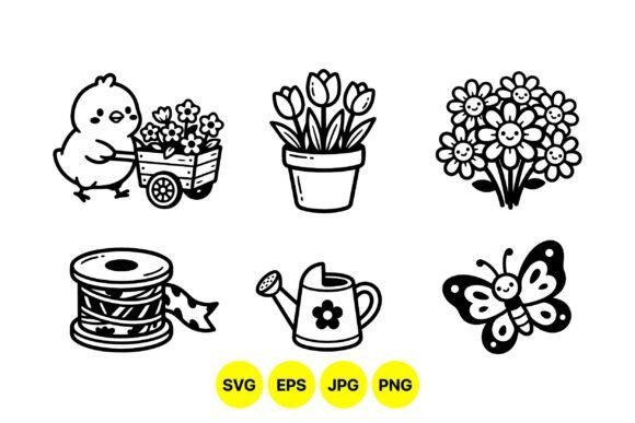 Download Cute Floral Garden Svg Bundle - Premium Bundle