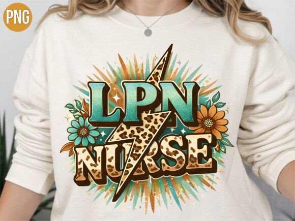 Download LPN Nurse Leopard Lightning Bolt PNG - Lightning bolt png Collection