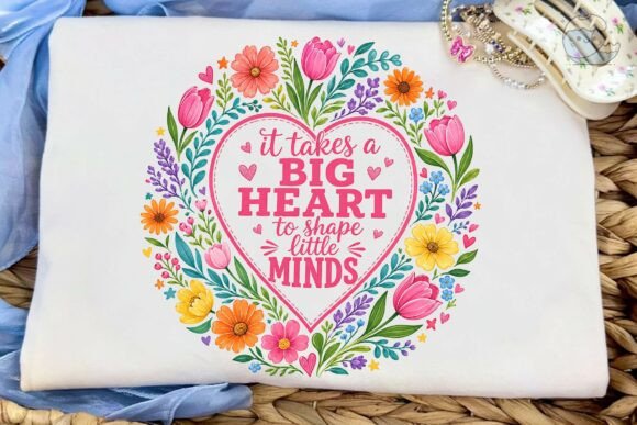 Download Teacher Heart Floral Quote PNG Clipart - Premium Resources