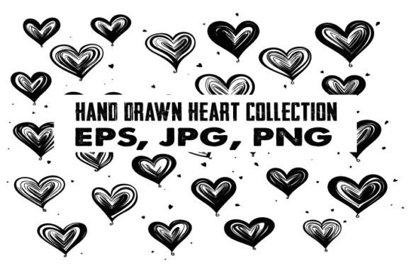 Download Hand Drawn Heart Illustration Collection - Collection Collection