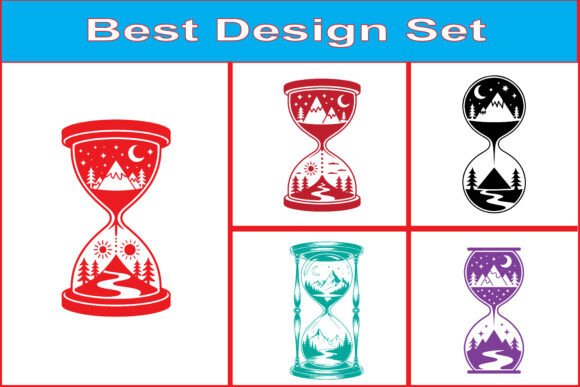 Download Nature Hourglass Landscape SVG Bundle - Landscape svg Collection