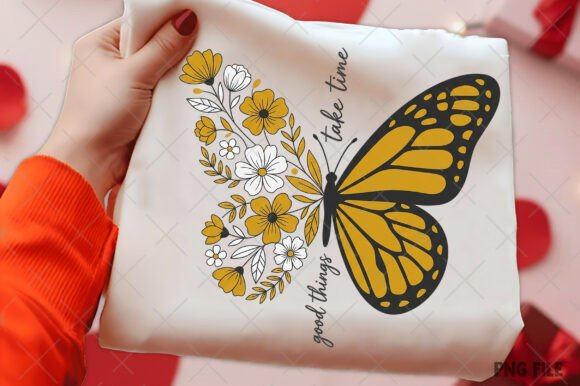 Download Minimal Butterfly Floral Quote PNG - Floral quote png Collection